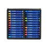 CRAYONES ACUARELABLES AQUARELL - ESTUCHE METALICO C/24 - Imagen 2