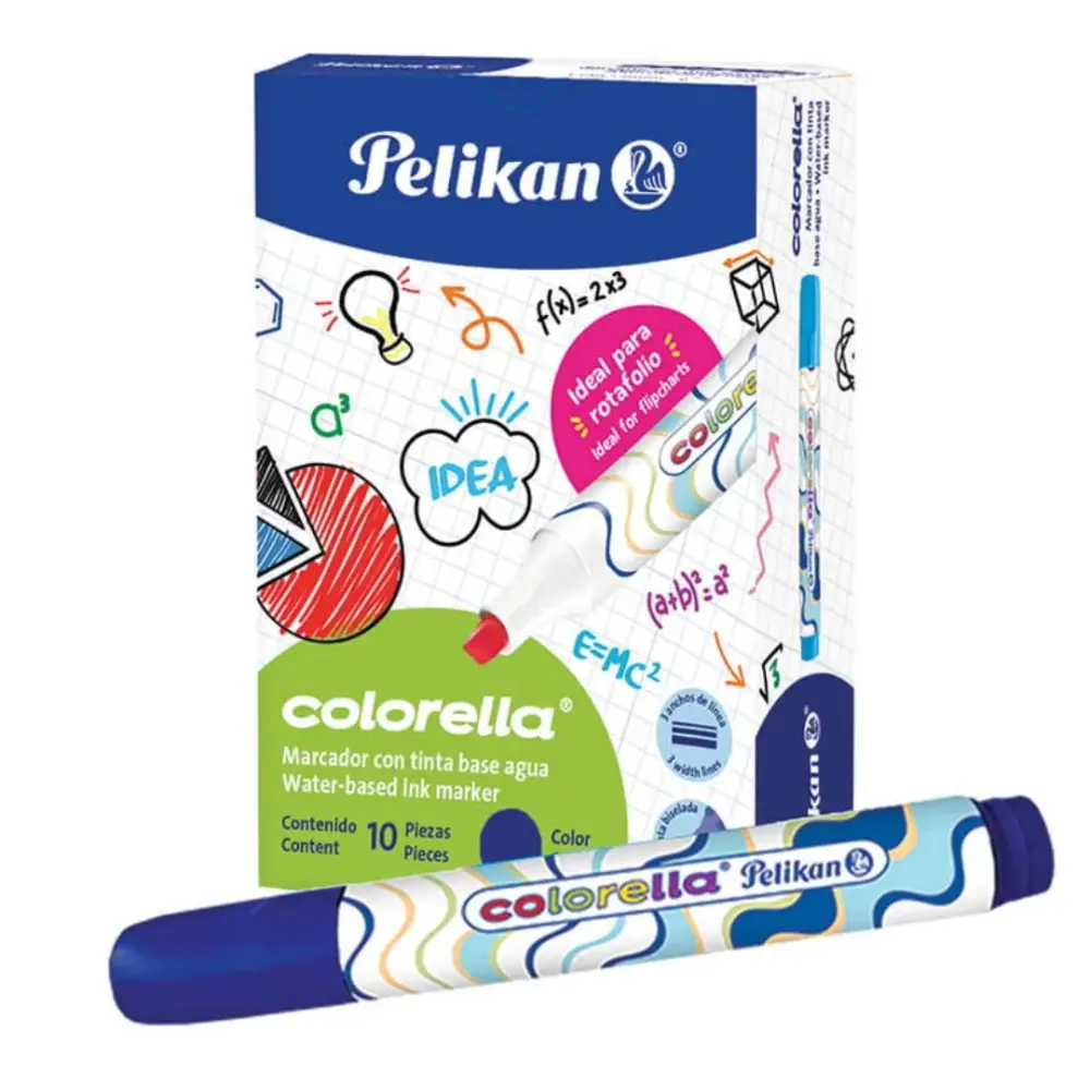 MARCADOR PELIKAN COLORELA AZUL OB