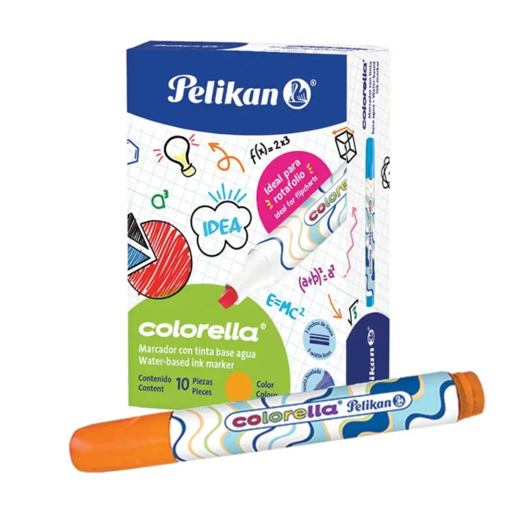 MARCADOR PELIKAN COLORELA NARANJA