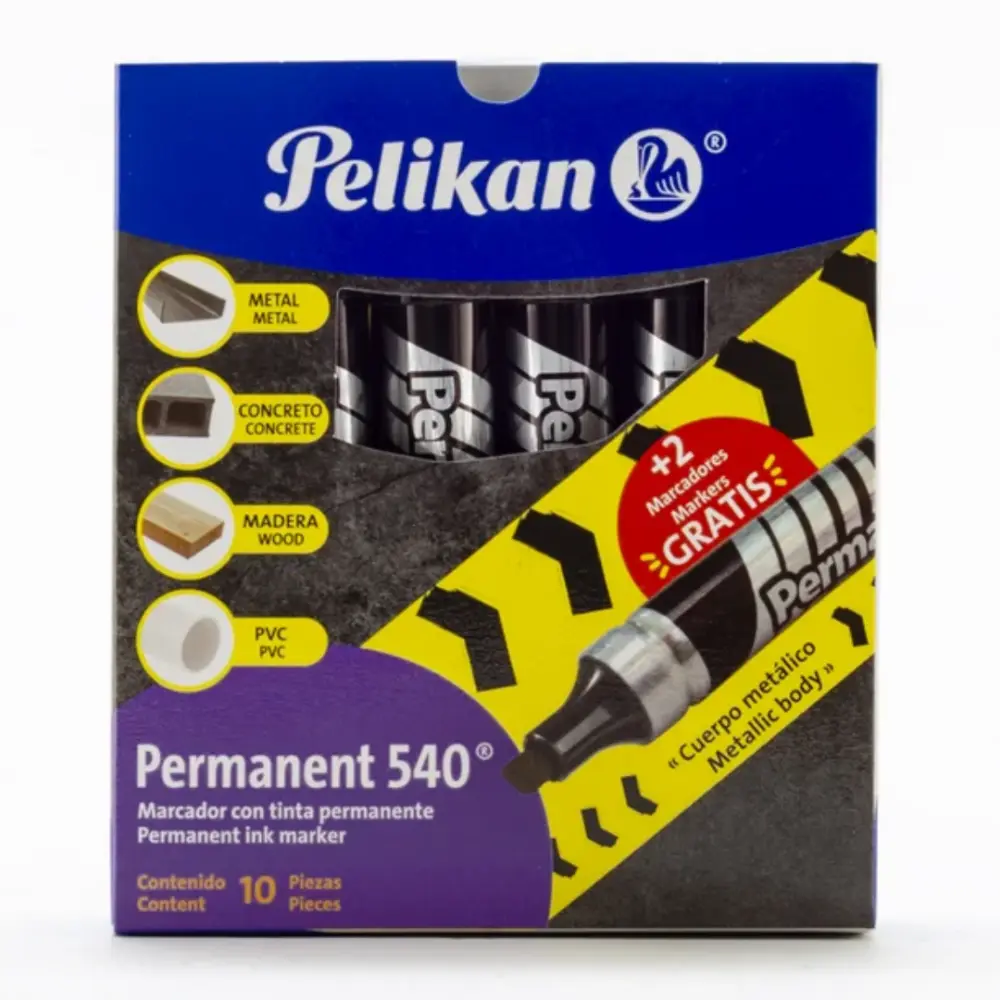MARCADOR PELIKAN PERMANENTE 540 NEGRO