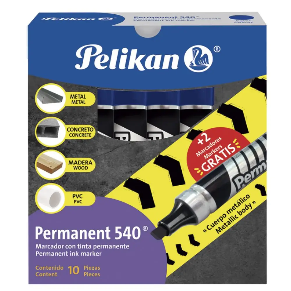 MARCADOR PELIKAN PERMANENTE 540 AZUL
