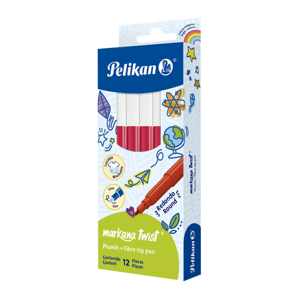 PLUMON PELIKAN MARKANA TWIST/COLORELA STAR ROJO