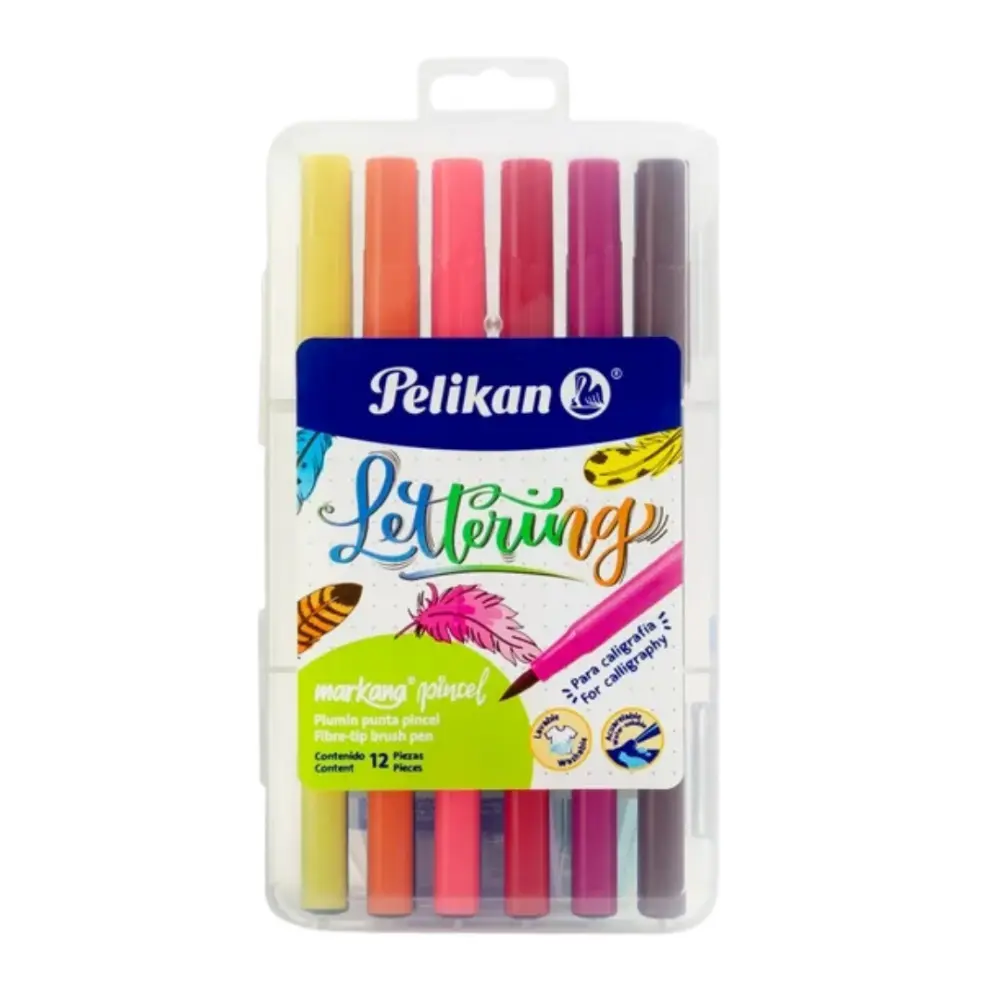 PLUMON MARKANA PINCEL ESTUCHE C/12 PZAS.