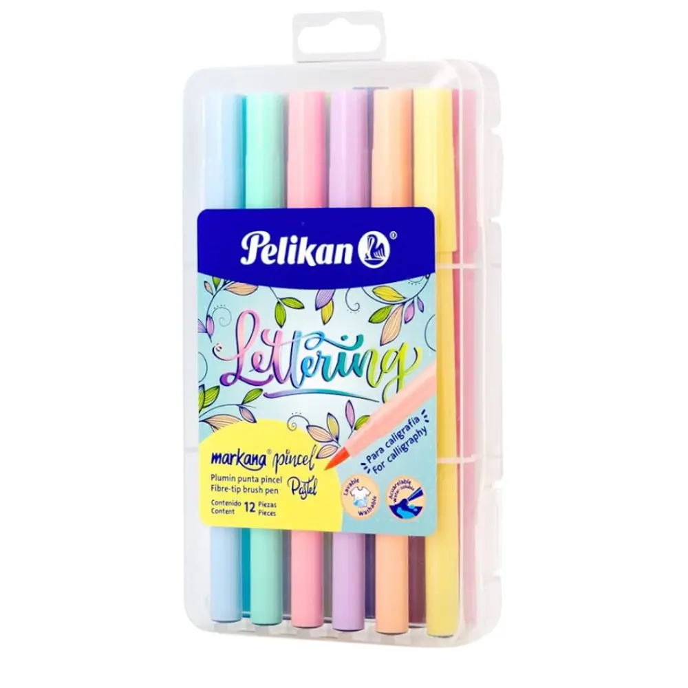 PLUMON MARKANA PINCEL PASTEL ESTUCHE C/12 PZAS.