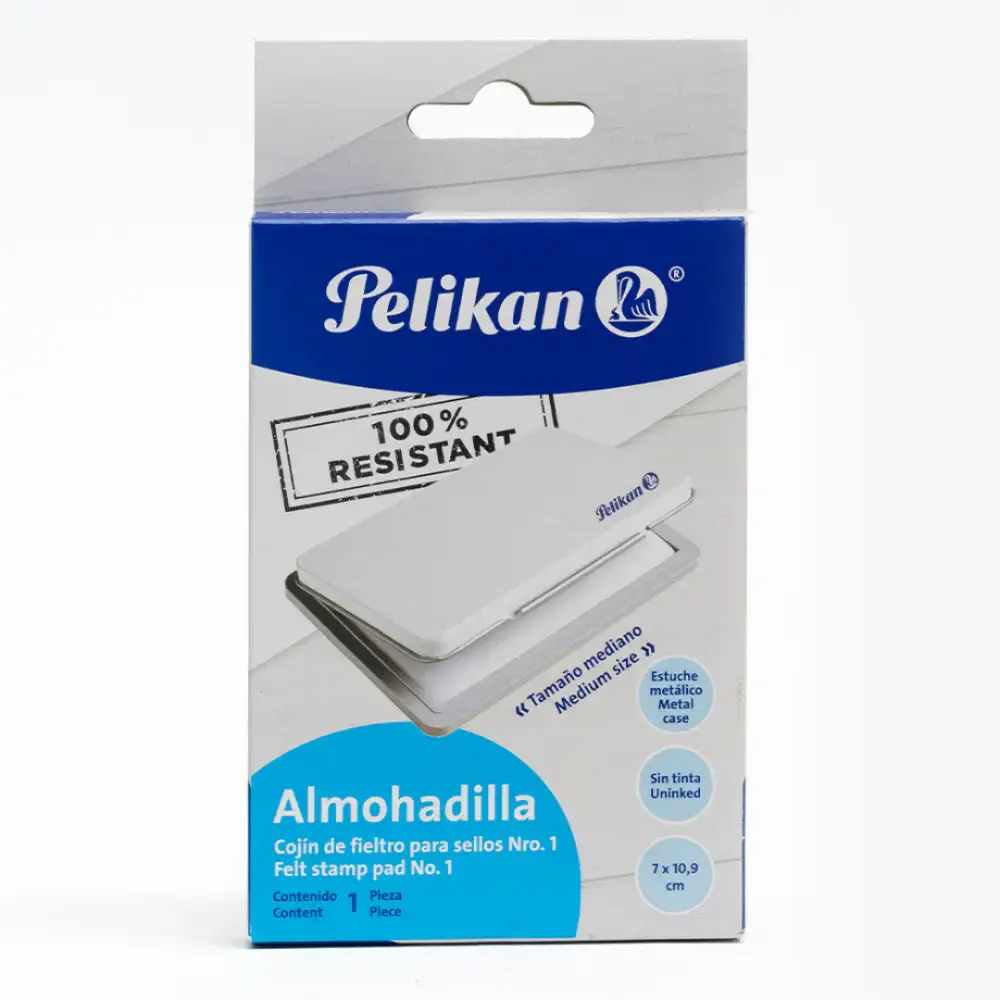 COJIN PARA SELLOS METALICO PELIKAN NO.1 SECO