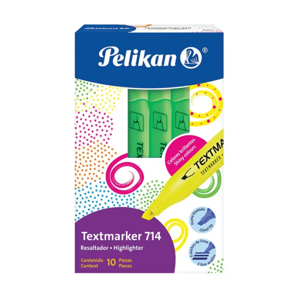 RESALTADOR PELIKAN 714 VERDE