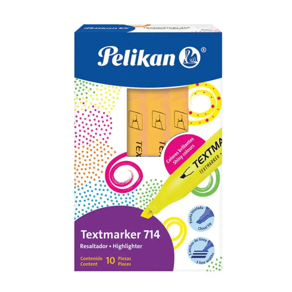 RESALTADOR PELIKAN 714 NARANJA