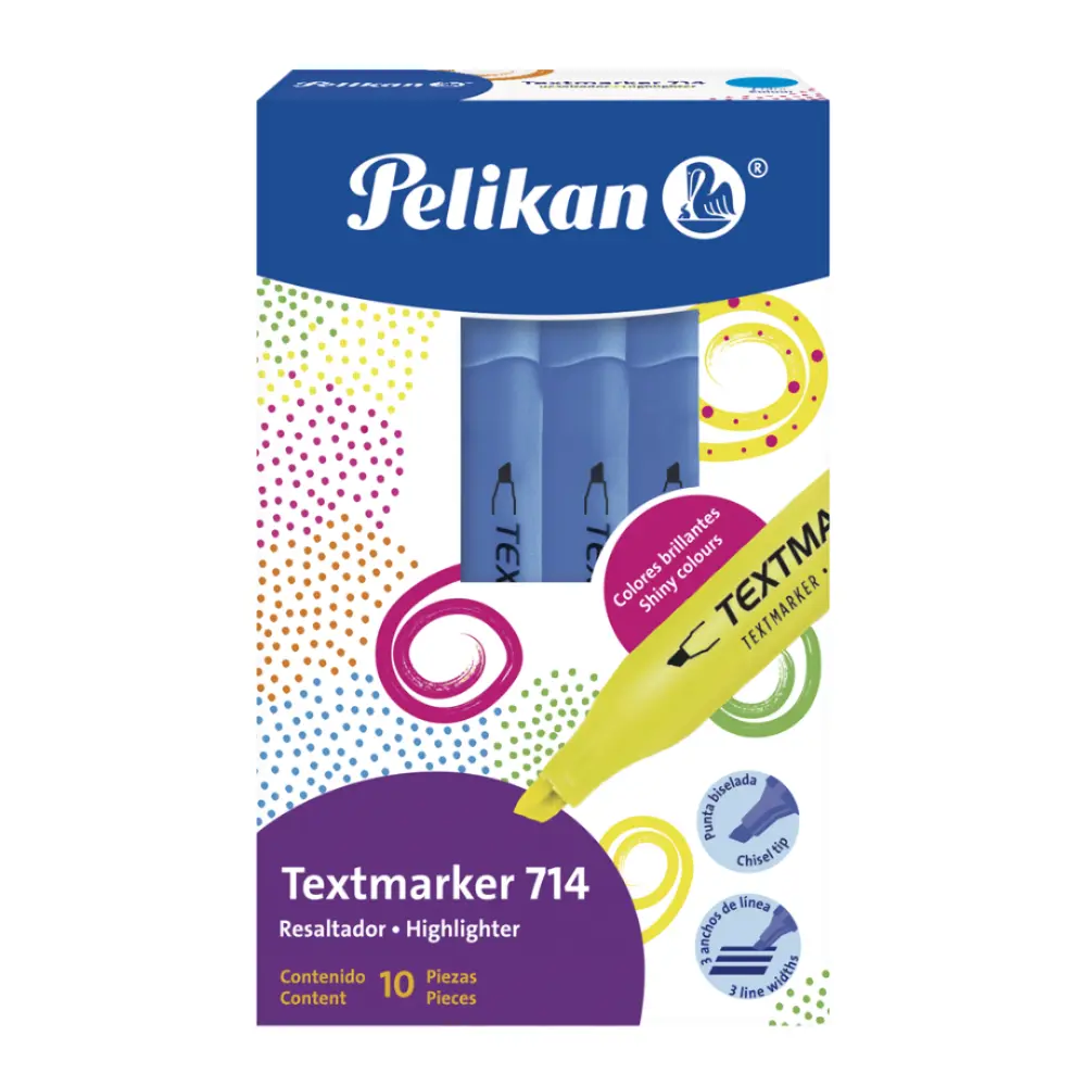 RESALTADOR PELIKAN 714 AZUL