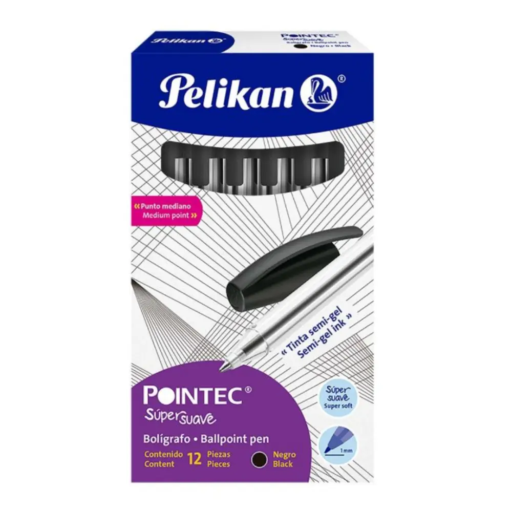 BOLIGRAFO PELIKAN POINTEC P/M NEGRO
