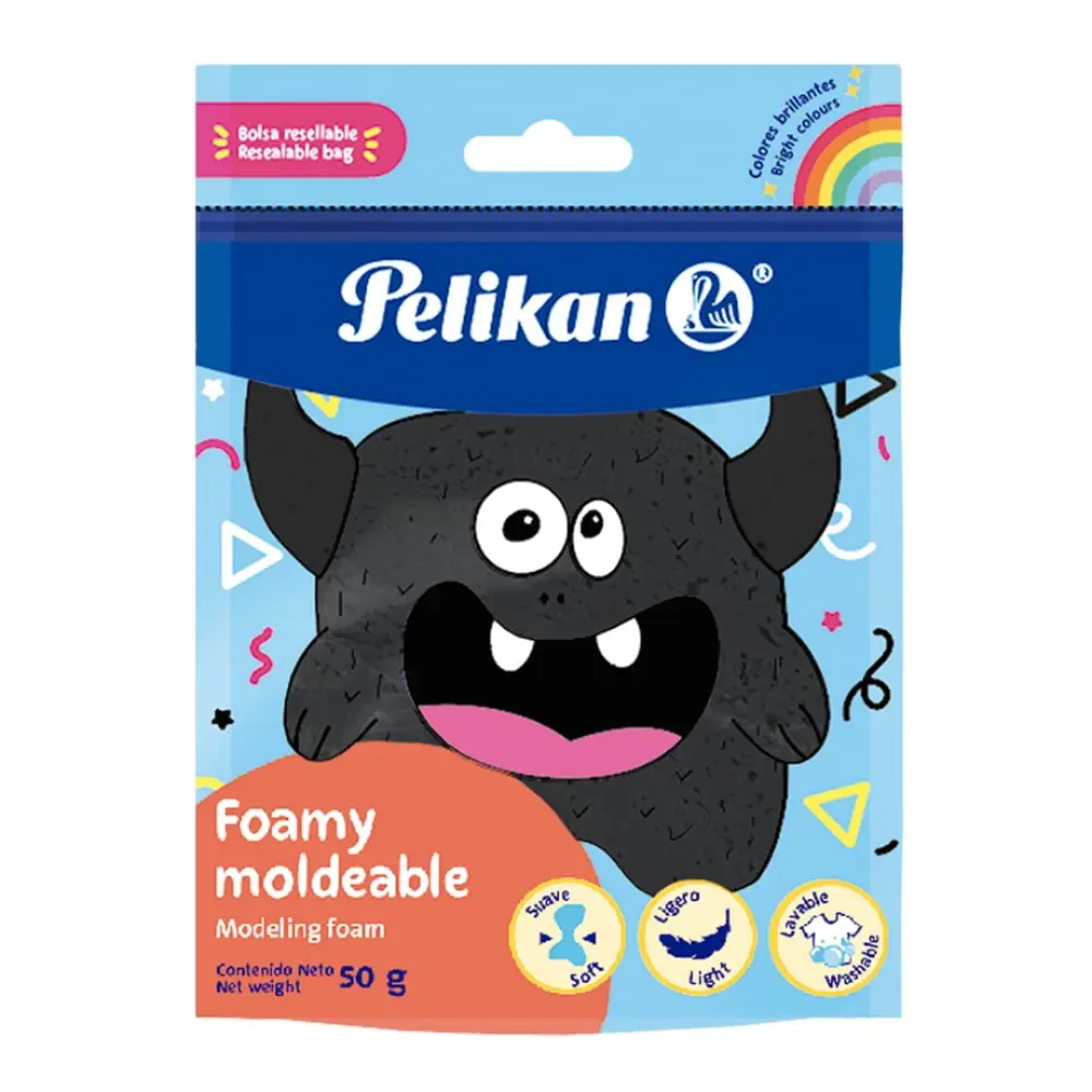 FOAMY MOLDEABLE PELIKAN 50 GR. NEGRO