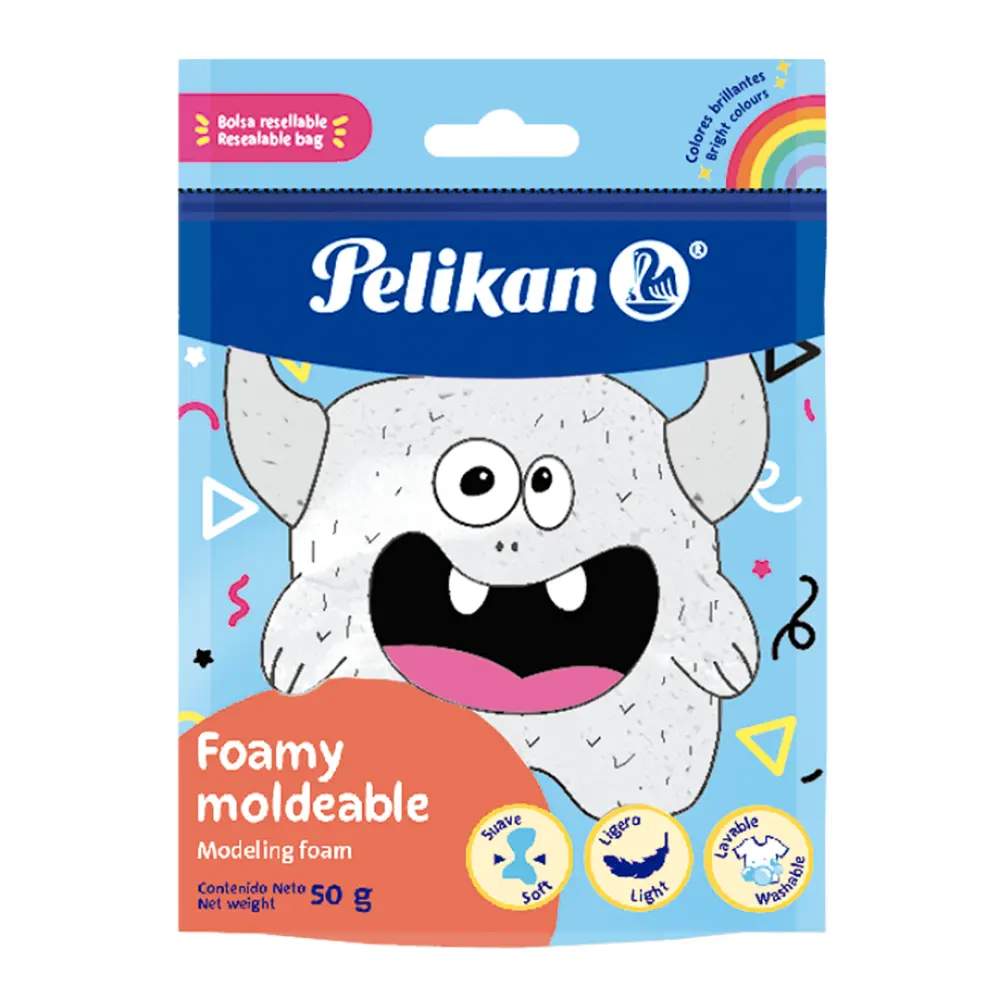 FOAMY MOLDEABLE PELIKAN 50 GR. BLANCO