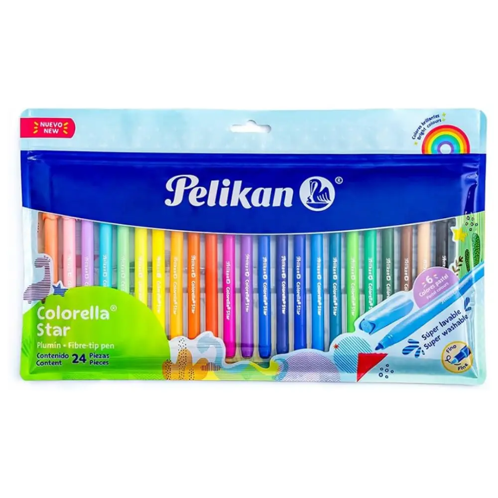 MARCADOR PELIKAN COLORELLA STAR C/24 PZAS.