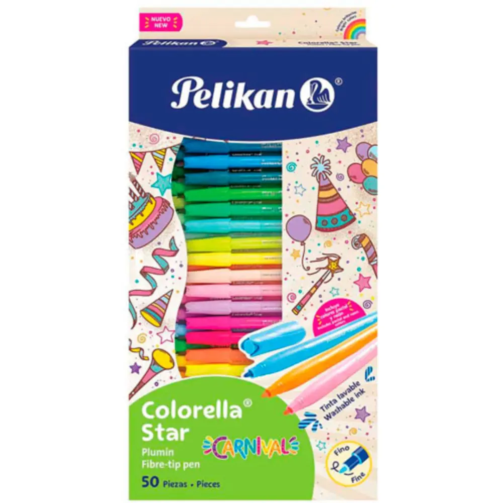 MARCADOR PELIKAN COLORELLA STAR C/50 PZAS.