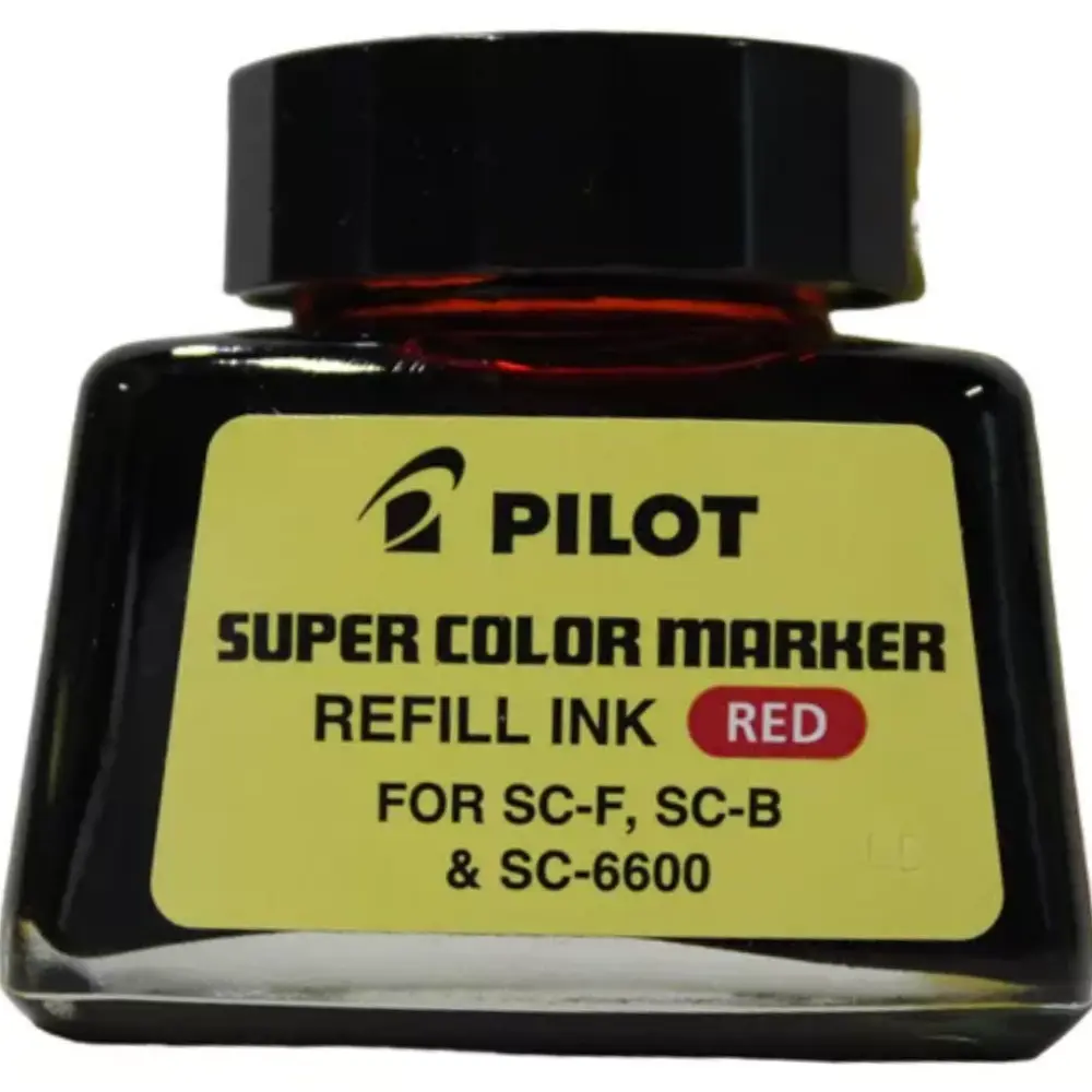 TINTA PILOT P/MARCADOR SUPER COLOR ROJO MOD. SCRF30ML 43700