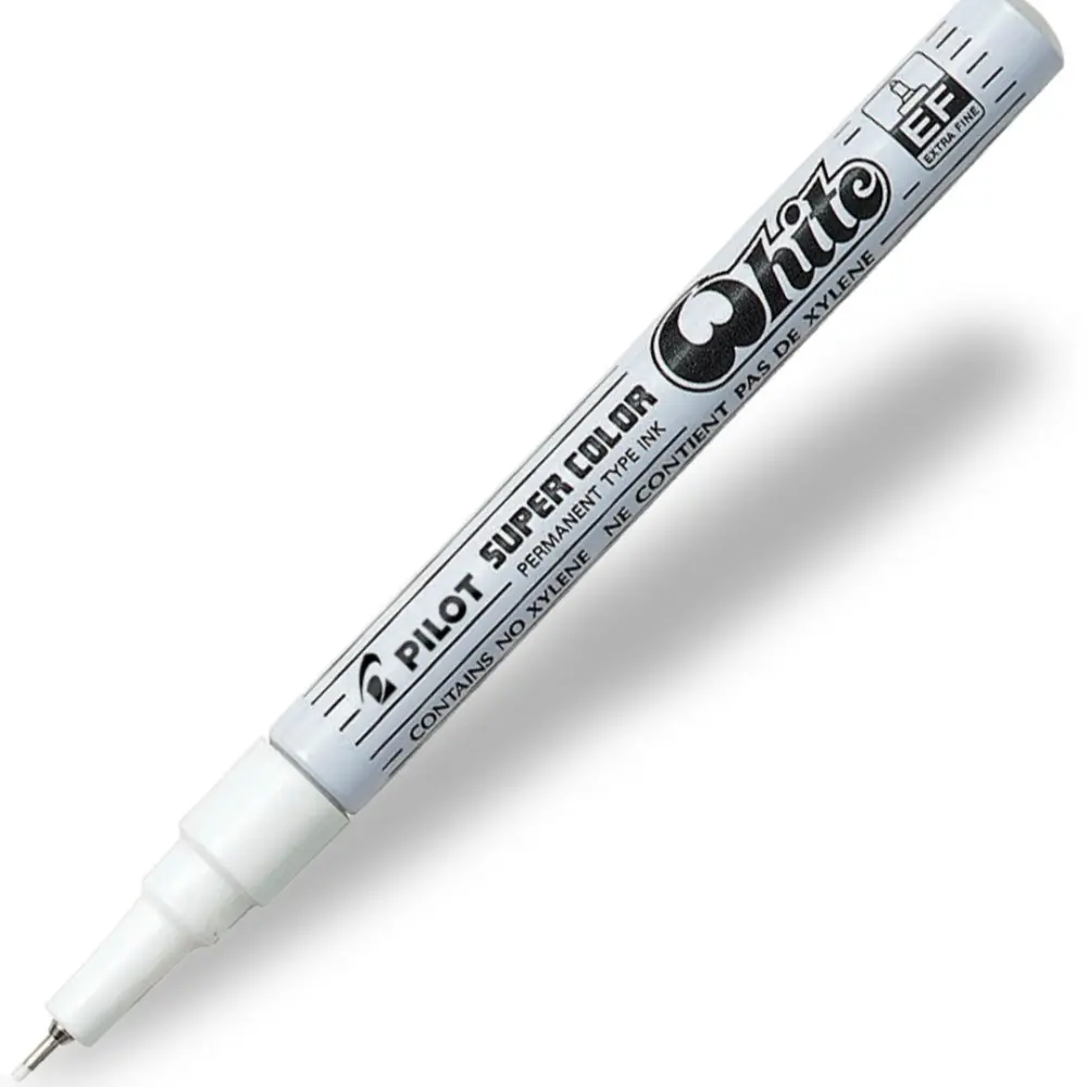 MARCADOR PILOT METALICO PUNTO EXTRA FINO BLANCO