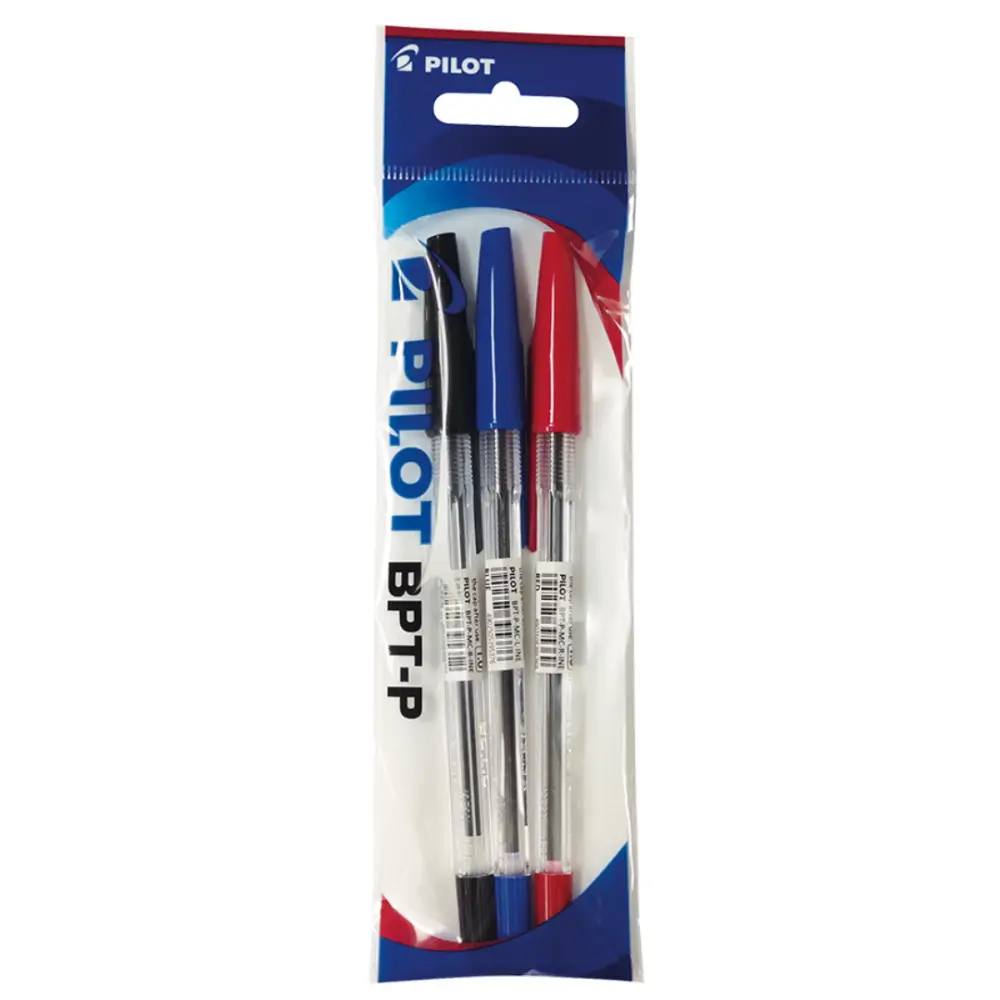 BOLIGRAFO PILOT BPT-P BLISTER C/3 PZAS 10624