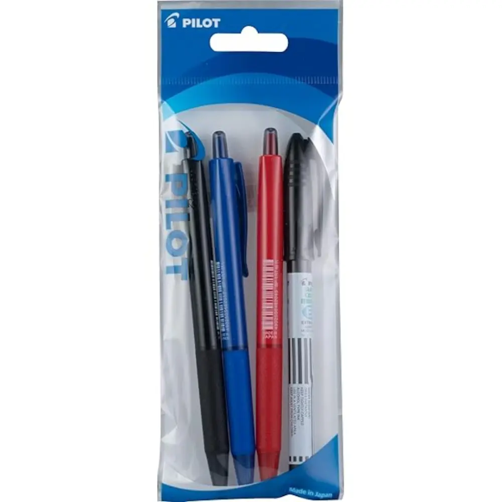BOLIGRAFO PILOT RETRACTIL  BP1RT BLISTER C/3 PZAS. 10719