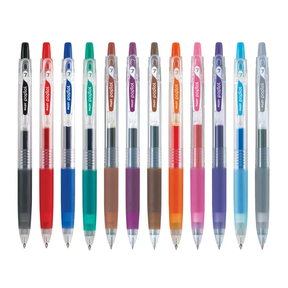 BOLIGRAFO PILOT GEL POP LOL 0.7 COLOR BASICO 18051