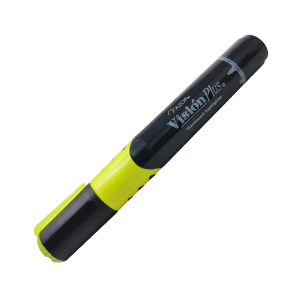 MARCADOR RESALTADOR VISION PLUS AMARILLO