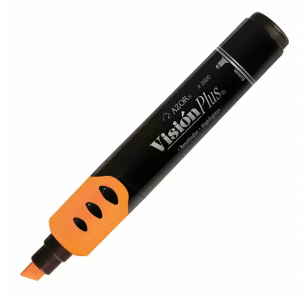 MARCADOR RESALTADOR VISION PLUS NARANJA
