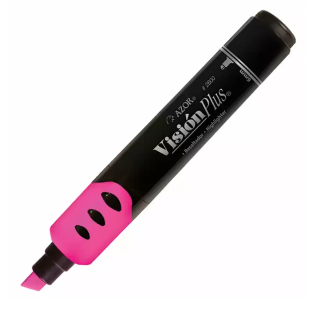 MARCADOR RESALTADOR VISION PLUS ROSA