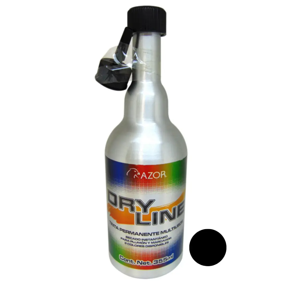 TINTA PERMANENTE DRY-LINE 2075 NEGRO