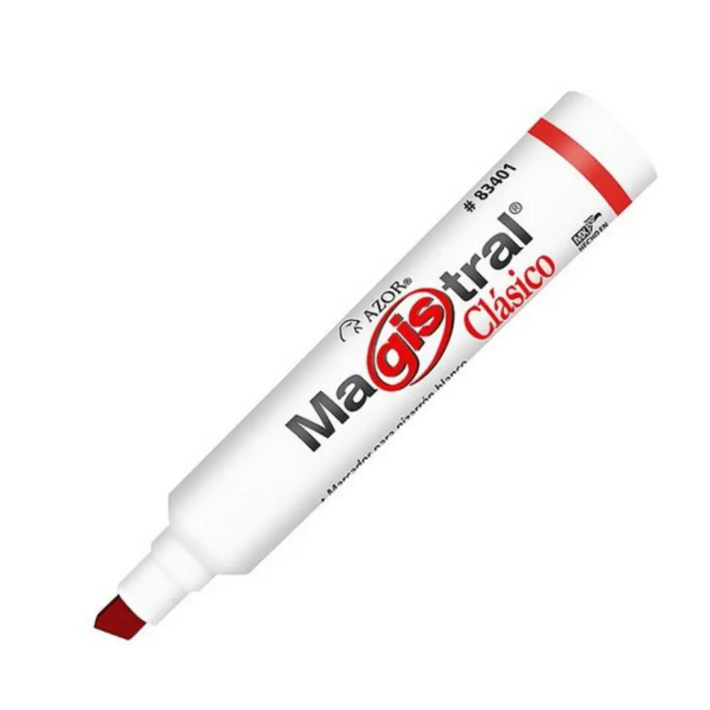 MARCADOR MAGISTRAL CLASICO ROJO