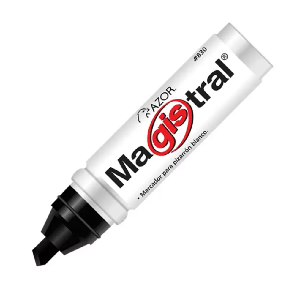 MARCADOR MAGISTRAL DE ALUMINIO NEGRO