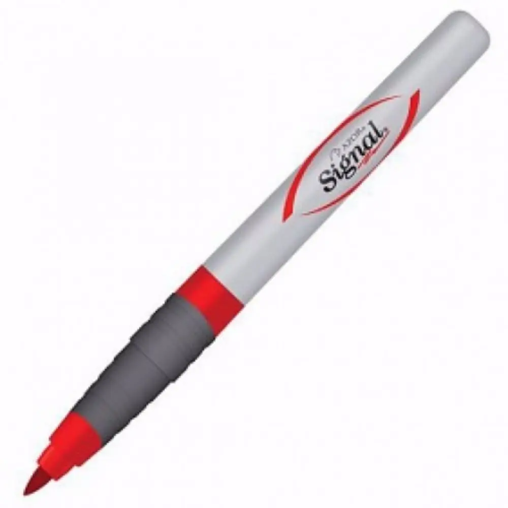 MARCADOR SIGNAL P/FINO ROJO