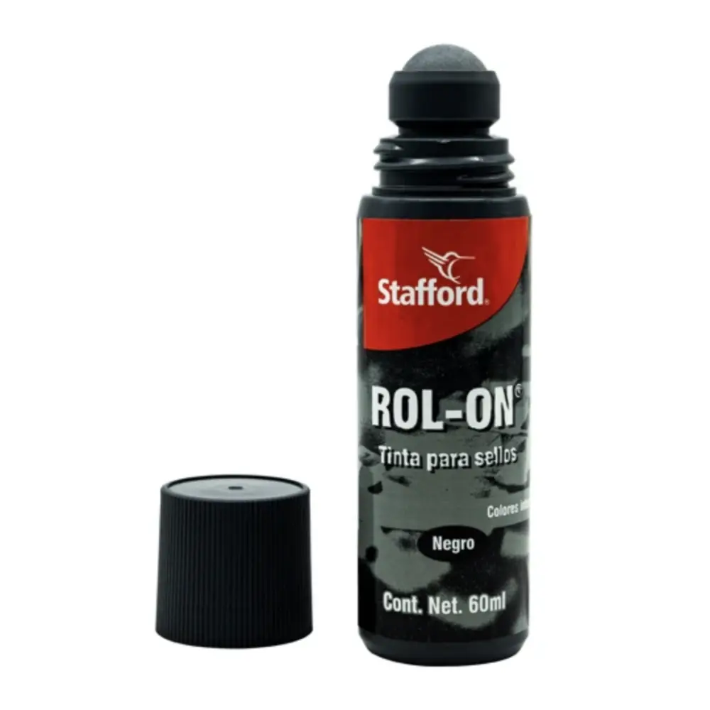 TINTA P/SELLOS STAFFORD NEGRO 60 ML.