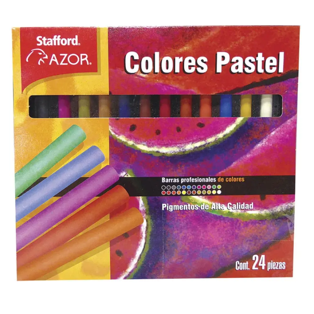 GIS PASTEL STAFFORD ESTUCHE C/24 PZ