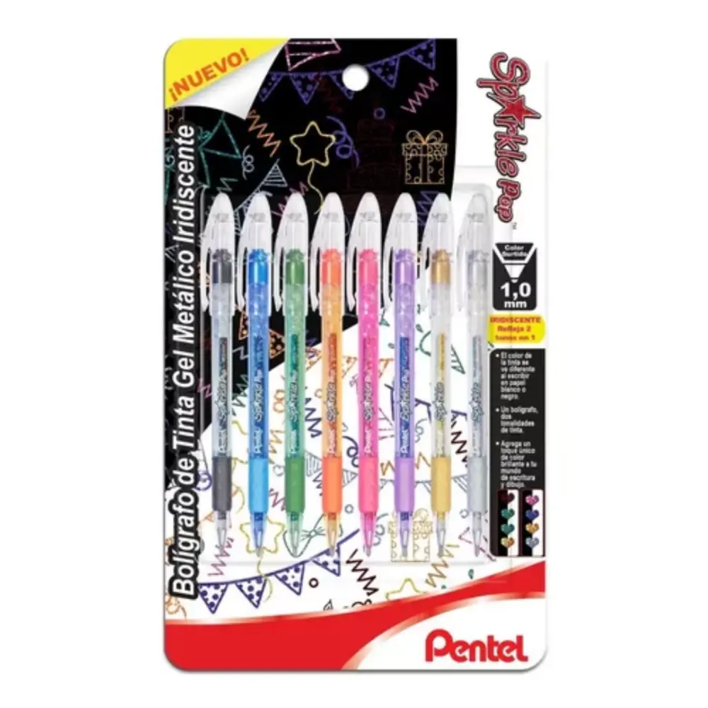 BOLIGRAFO PENTEL SPARKLE GEL DIAMANTADO K91