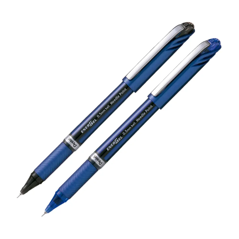 BOLIGRAFO PENTEL ENERGEL PUNTA AGUJA BLN25A/25-C NEGRO/AZUL