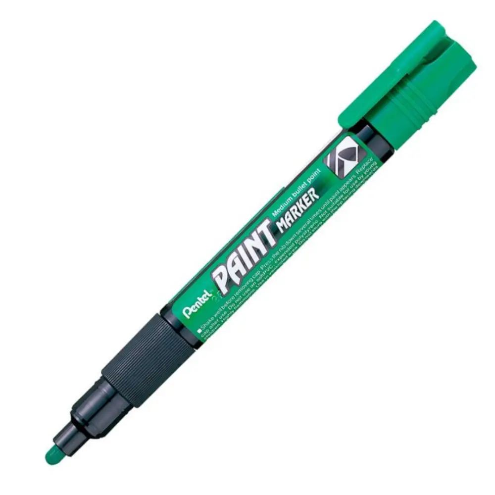 MARCADOR PENTEL PAINT MARKER MMP20-D VERDE