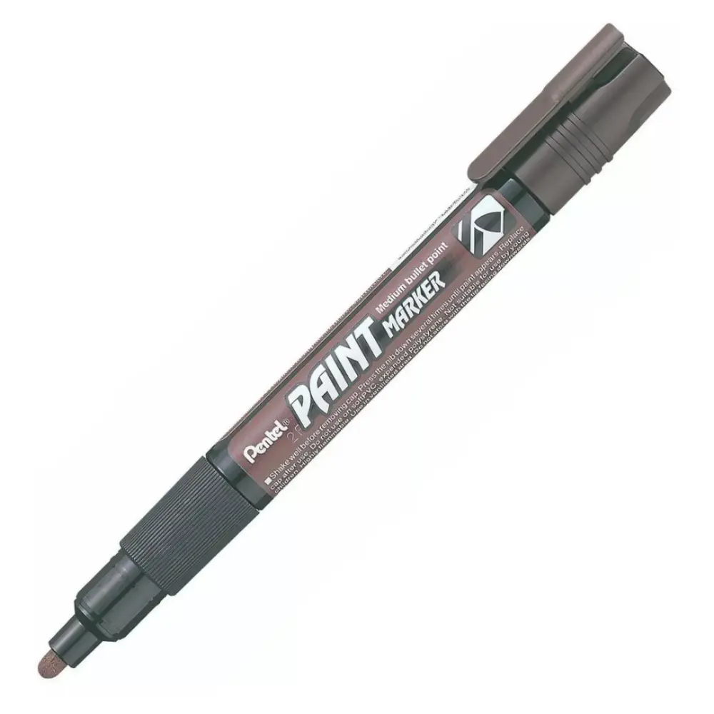 MARCADOR PENTEL PAINT MARKER MMP20-E CAFE