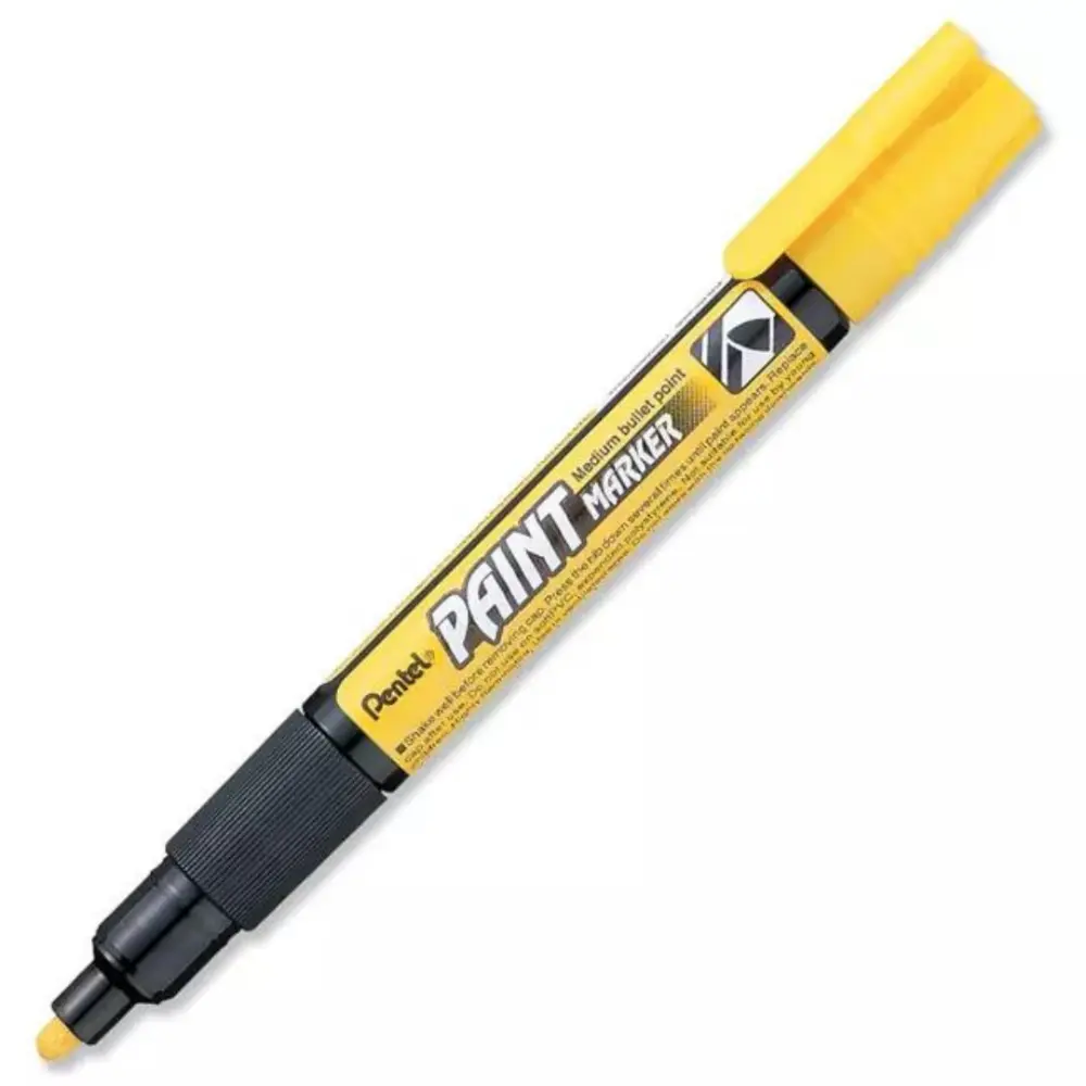 MARCADOR PENTEL PAINT MARKER MMP20-G AMARILLO