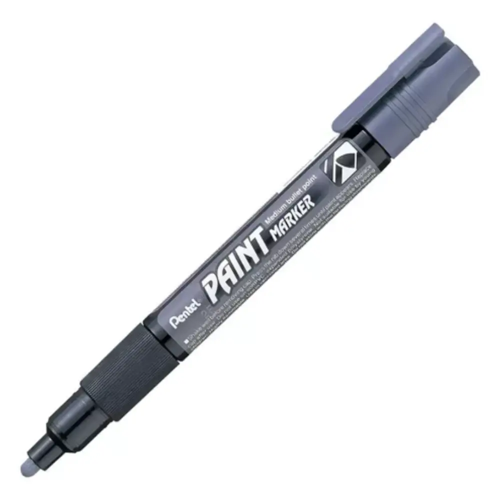 MARCADOR PENTEL PAINT MARKER MMP20-N GRIS