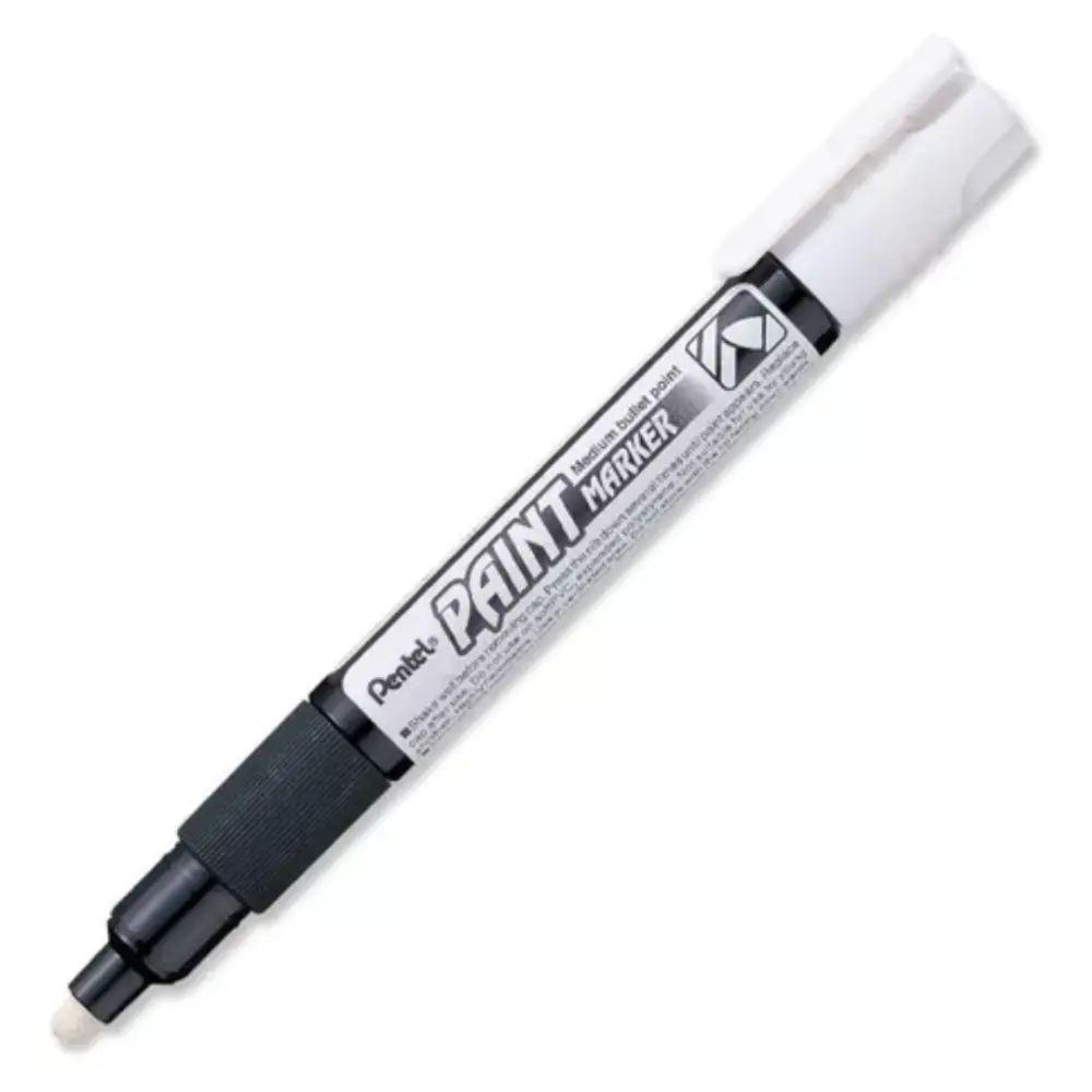 MARCADOR PENTEL PAINT MARKER MMP20-W BLANCO