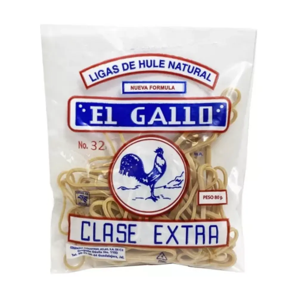 LIGA DEL GALLO NO.32 NATURAL BOLSA C/80 GRS