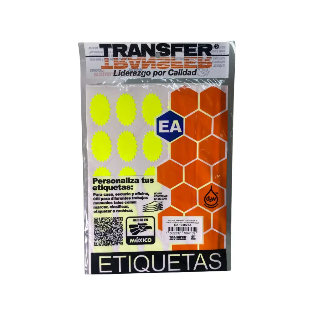 ETIQUETA ADHESIVA OFERTAS C/175 AMARILLA TRANSFER