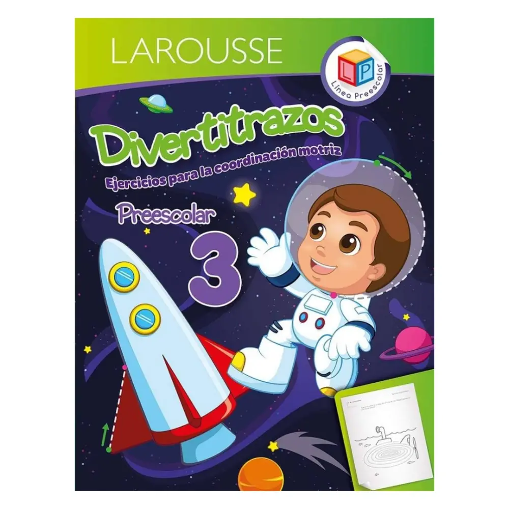 LIBRO DE EJERCICIOS LAROUSSE DIVERTITRAZOS NO.3
