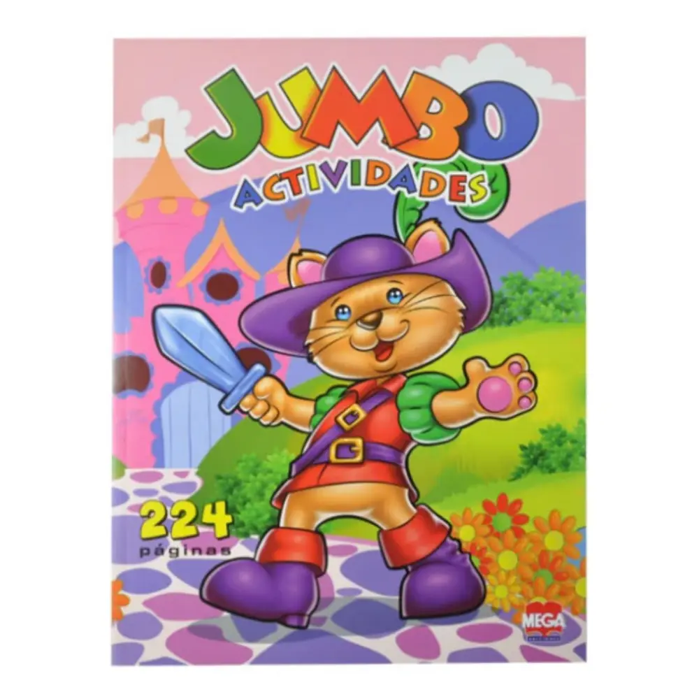LIBRO P/COLOREAR JUMBO ACTIVIDADES MEGA
