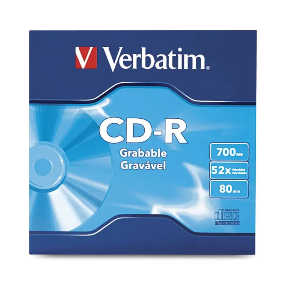 DISCO COMPACTO CD-R 700 MB VERBATIM EN SOBRE C/1 PZA. VB96298