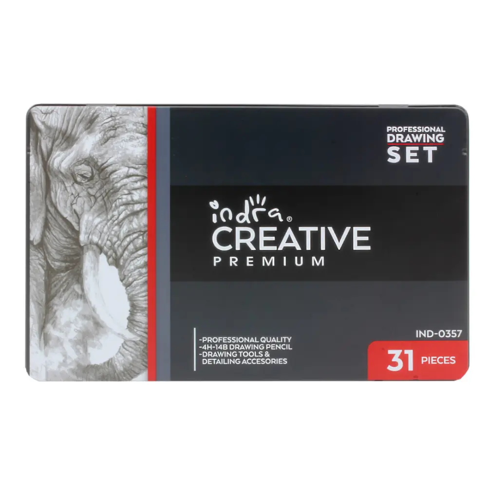 SET LÁPIZ DIBUJO PROFESIONAL INDRA IND-0357 C/31 PZAS.