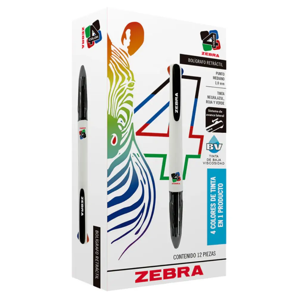BOLIGRAFO ZEBRA 4  COLOR