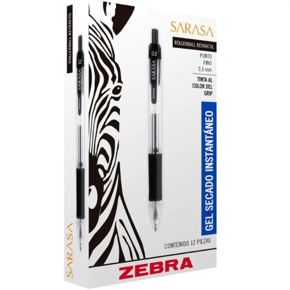 BOLIGRAFO ZEBRA GEL SARASA 0.5 8850 NEGRO