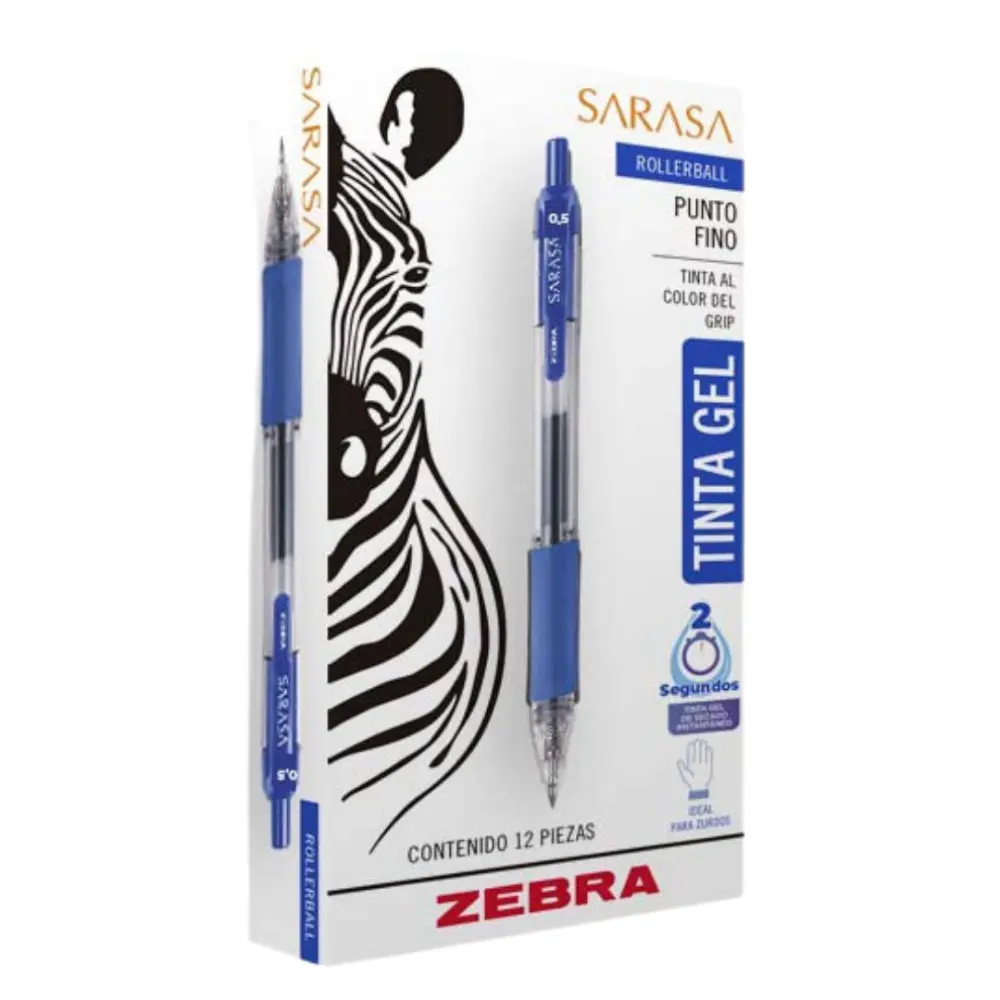 BOLIGRAFO ZEBRA GEL SARASA 0.5 8851 AZUL