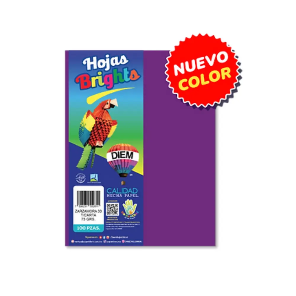 PAPEL DIEM CARTA BRIGHTS PTE. C/100 33 ZARZAMORA