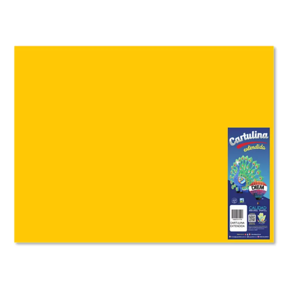 CARTULINA DIEM BRIGHTS 50X66 PTE. C/10 09 CANARIO