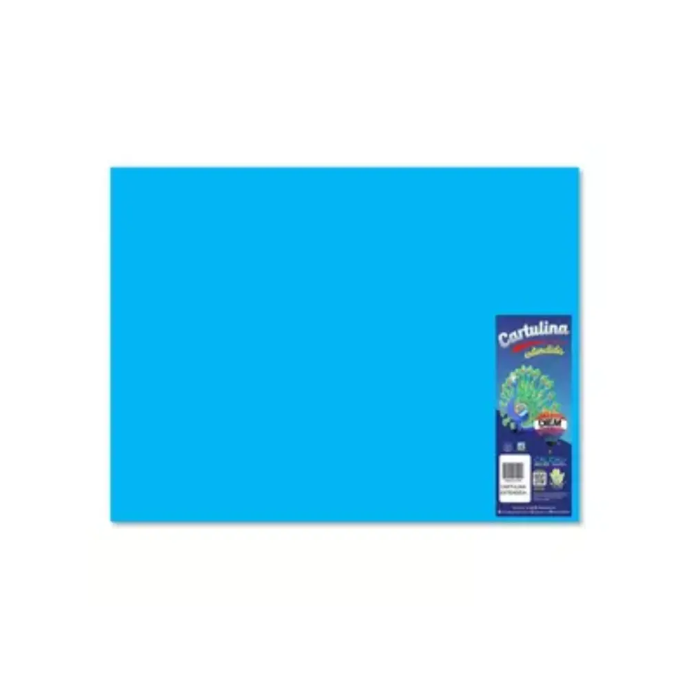 CARTULINA DIEM BRIGHTS 50X66 PTE. C/10 14 TURQUESA